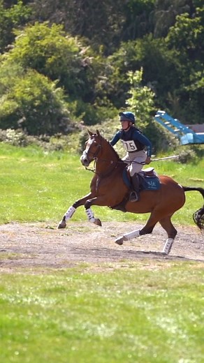 Gosh what a week ❤️ Got all emosh watching back my Hattie Tweseldown equireel and again here watching Charlie boy storm through the water with pricked ears his at his @cotswoldcupevents @pontispool event last weekend! He is a spooooky boy, always was, is, and probably will be! I'd never recommend riding him on a loose rein without holding the neck strap, ya know 😅 BUT even with him spooking at what I now think was the cut out pigs decorations (full video will be in the vlog for you to judge for