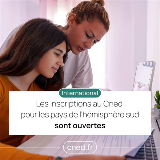 [Le lycée au Cned à l'international️ ] 邏Vous résidez dans un pays...