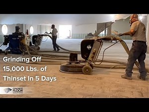 Removing very thick thinset the easy way