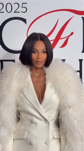 Council of Fashion Designers of America on Instagram: "The one and only @Ciara in @SergioHudson working the #CFDAAwards white carpet."