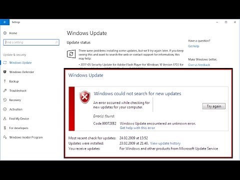 How to Fix Windows Updates Error 80072EE2 (Easy)