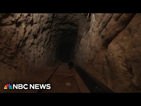 Inside look at tunnels under U.S.-Mexico border where cartels smuggle drugs
