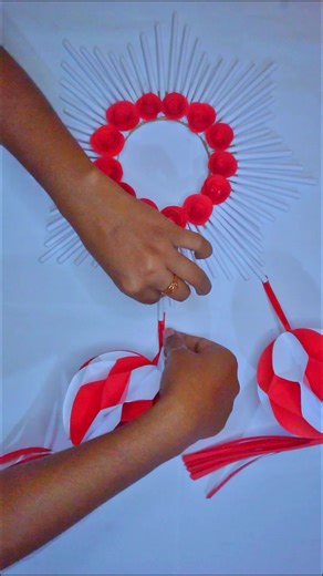 Paper Wall Craft 😍🥰 #papercraft #paperwallhanging #paperwalldecor