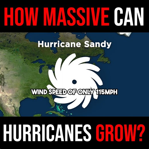 The Largest Hurricanes Ever Recorded... | Real Life Lore