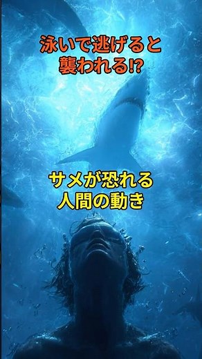 逃げたら襲われる!? サメが恐れる人間の動き 🦈⚡/ Shark vs Human: The Movement That Triggers Fear 🦈💥