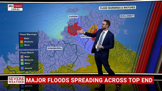 Tropical Cyclone Narelle may strengthen into category four or five system