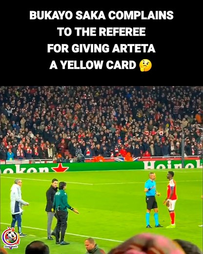 116K views · 895 reactions | Bukayo saka complains to Referee for...