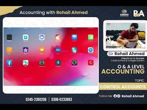 Chapter6:Control Account Lecture 2 Purchase Ledger Control Account Explanation By (Sir ROHAIL AHMED)