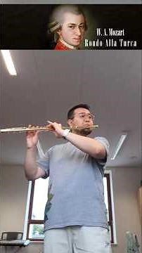 Mozart Turkish March (Rondo Alla Turka) #shorts #flute #mozart