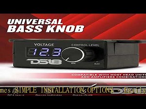 DS18 BKVR Remote Level Control - RCA Line Level Control, Built-in Volt Meter, On/Off Amp Switch, Mu
