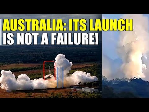Australia rocket fell off to the ground after seconds launch