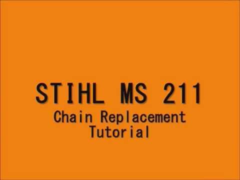 DIY Stihl Chainsaw MS 211-Chain Replacement Tutorial | Quick and Easy Swap | Get back to Cutting