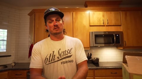 Dropping giant shrimp into pond drains created nonstop bites