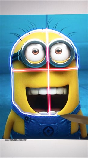 How to Draw Phil from Despicable me ♥️🤯😁#art #minions #shorts