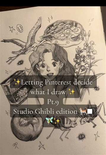 Studio Ghibli Drawing Challenge: Random Theme Selection