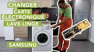 Comment remplacer la carte électronique sur un lave-linge Samsung ?
