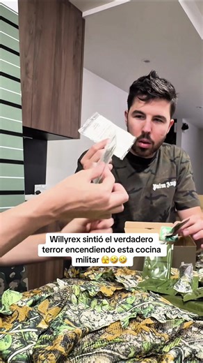 Willyrex y su experiencia encendiendo cocina militar