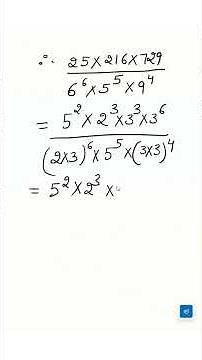 How to solve exponents #mathstricks #exponents