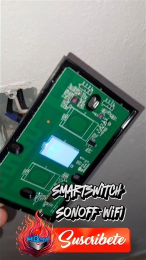 I left you the installation of this Sonoff smart switch, connection and synchronization 😎👉 #mg92 #fy