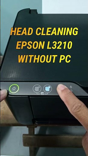 Epson L3210 Head Cleaning #pinoytechs #printer #epson #L3210headcleaning