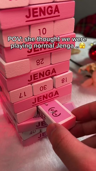 PERFECT for couples @ the one Who you’d play this with😈👩‍❤️‍💋‍👨 #countdown#countdowntochristmas #couple #couples #loveyou #datenight #jenga #blocks #funnight #fundatenights#hobby #giftforher #giftforhim #cool #nostalgia #emotional #tiktokmakemebuyit #coolproducts #viral #relationship #funny #love #happybirthday #birthdaygift #gift #itcame #couple #soulmate #boyfriend #couplegoals #weekend #gift #giftideas #girlfriend #relationship #relationships #birthday #soulmate #soulmates #surprise #surp