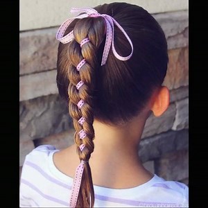 7.6K views · 269 reactions | •• ONE minute V I D E O of the 4 Strand Ribbon Braid •• One of my favorite braids, and it's not too difficult to do. Just practice until you get the rhythm down. Enjoy recreating! •• @hair.place #hairplace | Brown Haired Bliss | Facebook
