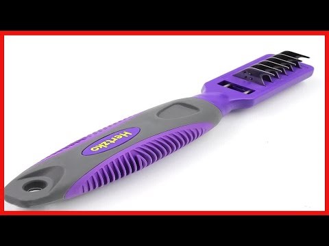 Dog Mat Remover by Hertzko – Grooming Comb, Brush for Dogs, Cats, Small Animals Dematting Tool