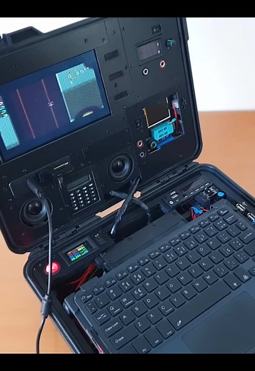 Part 2: DIY: Cyberdeck multi-function backup computer #pcbuild #pcgaming #amazing #foryou #buildingpc
