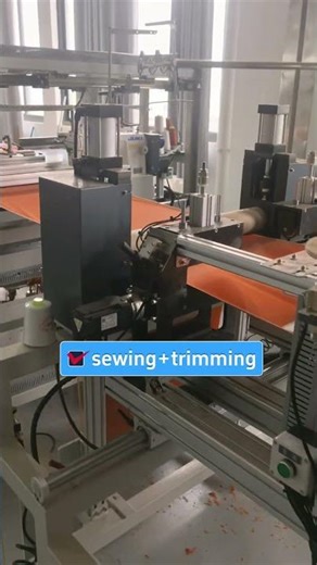 Automatic cushion sewing machine🎉 #sewing #cushioncover #cushion #pillow #sewingmachine #automation