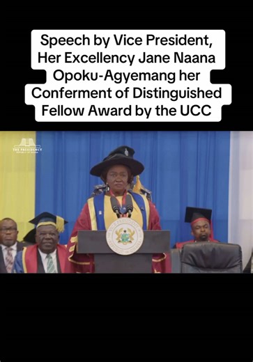 Embracing Knowledge and Responsibilities: A Speech by Jane Naana Opoku-Agyemang