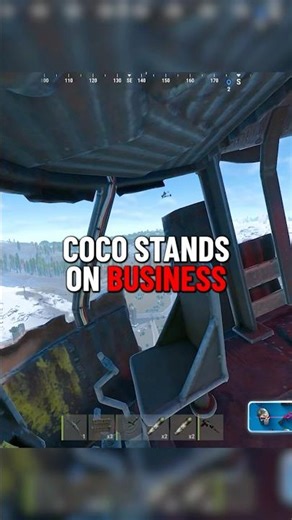 Coco STANDS on BUSINESS 😈🙏 #rust #shorts #coconutb