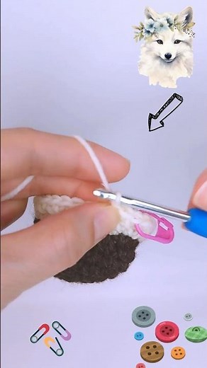 Let’s Crochet an Adorable Arctic Fox! 🦊❄️ | Amigurumi Tutorial Available Now!