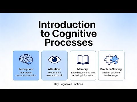 Understanding the Mind - Introduction to Cognitive Processes (9 Minutes)