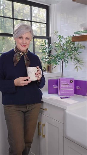 Beth Djalali on Instagram: "One sip a day. Tastes amazing. Actually works — helping boost collagen, improve skin elasticity, and support hair and nail health. ✨ @revivecollagen — my secret weapon for glowing through menopause. Use BETH20 for 20% off at revivecollagen.com 💗 #ReviveCollagen #BeautyStartsFromWithin #MenopauseSupport #GlowFromWithin"