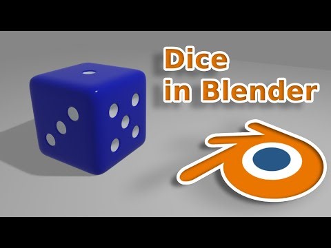 How to make a Dice in Blender | [ Blender tutorial for beginners ]