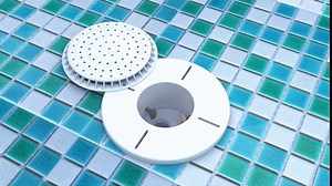 Amazon.com: Swimming Pool Main Drain Adapter (White) - aids in attaching Cover to Pool Main Drain : Patio, Lawn & Garden