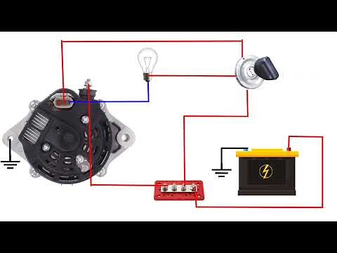 12v 80A Denso Alternator Wiring Diagram | How to Wire 3 Pin Alternator | Car Alternator Wiring