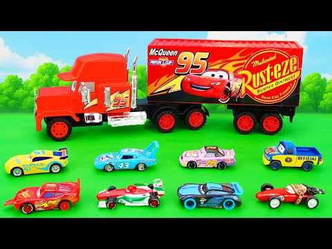 Disney Pixar Cars Unboxing Review | Disney Pixar Cars Go Toy Truck Race Track | Lightning McQueen