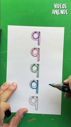 How to write the number 9 - Learn Videos #howtowrite