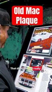 We Just Got The Coolest Plaque Of Old Mac To Put On Our Wall!