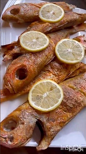 🍋 Oven Baked Red Snapper Fish 🐟