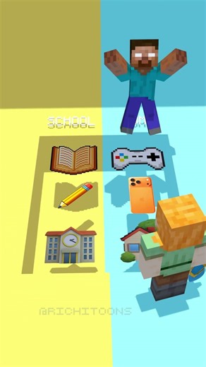 NOOB vs HEROBRINE: The Ultimate School Test! 🤯🧠