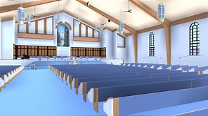 Gospel Baptist Church - Download Free 3D model by 𝐁𝐈𝐆 𝐅𝐀𝐍 𝟑𝐃 '𝟗𝟐  ＮＩＣＥ ＭＯＤＥＬＳ (@Number1FanGuy98)