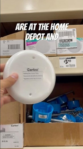 Ceiling box cover plate #homedepot