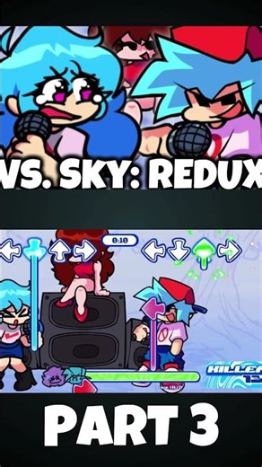 FNF - Heartbreak Havoc [PART 3|SKY] [Vs. Sky: REDUX] (FNF MOD) #shorts