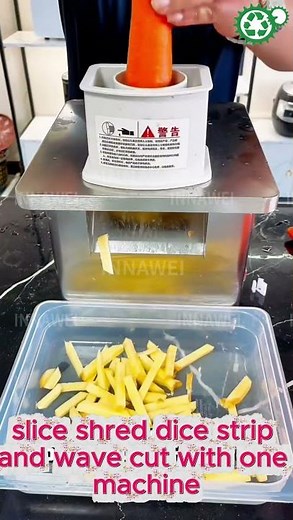 Commercial Vegetable Cutter Machine Electric Potato Carrot Fruit Slicer Dicer Shredder for Restauran