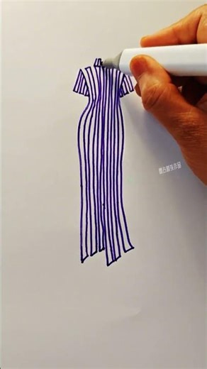 Creative Sketch Daily Sharing Easy-to-Learn Simple Line Drawings Use Toilet Paper to Draw a