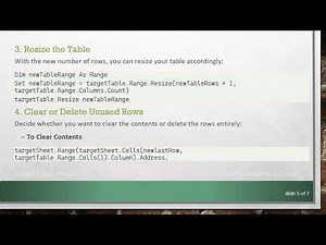 How to Delete Unused Rows in Excel Using VBA: An Easy Guide