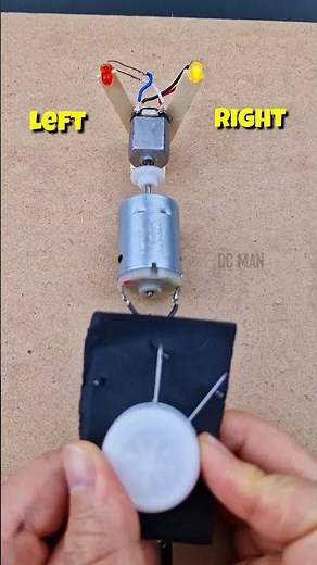DC motor rotation direction indicator | #dcmotor #automobile #techexperiments