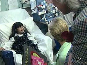 Princess Diana visits Great Ormond Street Hospital